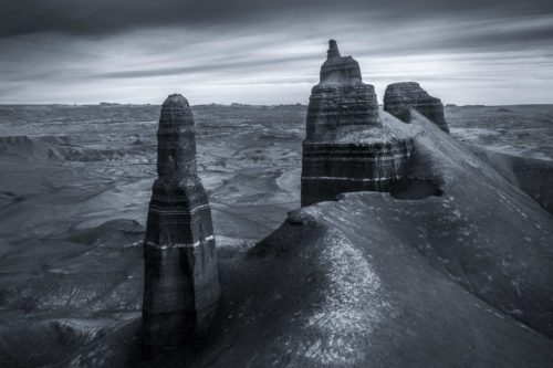 Some strange formations in the Utah badlands Utah, badlands