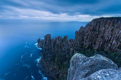 Long exposure after sunset at Cape Raoul on the Tasman peninsula Cape Raoul, Tasman NP, Tasmania
