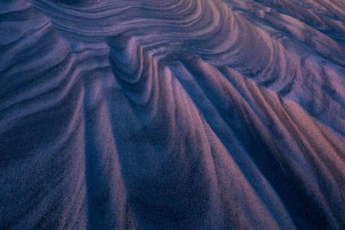 Patterns on a hardened petrified sand dune in the Mojave desert Mojave desert
