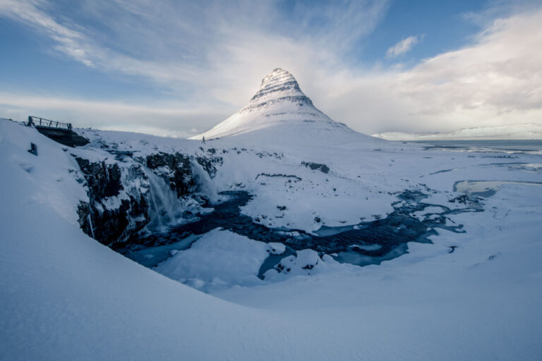 Fresh snow, keeping Kirkjufell looking at its best Kirkjufell, snow, winter, Iceland
