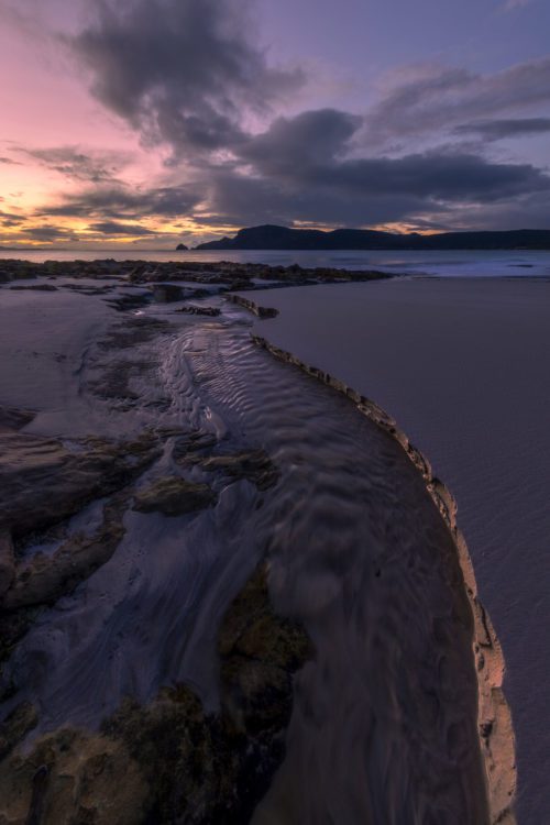 Sunrise on Bruny Island adventure bay, Bruny island, Tasmania
