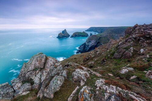 Jewel of the Lizard Peninsula, Kynance Cove at sunset Kynance Cove, Cornwall, Lizard peninsula