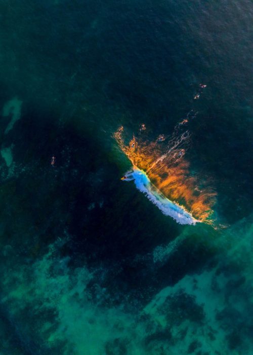 Few things are more glorious than offshore spray catching the last rays of the sun Injidup, Yallingup, Dunsborough, Western Australia, surfing