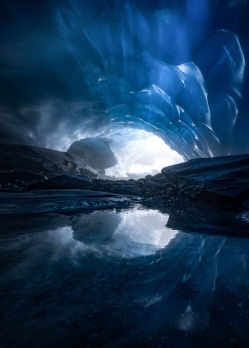 A new network of ice caves we discovered during summer melts in Alaska ice cave, Alaska