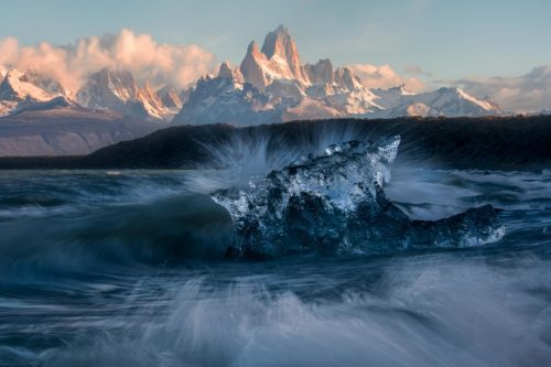 Unique perspective and conditions of Mount Fitz Roy Patagonia Patagonia, Argentina, Mount Fitzroy