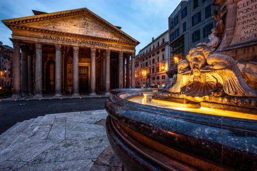 One of the most impressive buildings in Rome, the Pantheon Roma, Rome, Italy, Pantheon