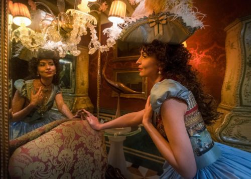 Veronica and her historical Canaletto inspired costume at the Gritti Palace in 2019 Carnevale, Gritti Palace, Venice, Venezia