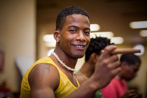Portrait of a worker at a cigar factory in Havana cigar factory, portrait, Havana, Cuba