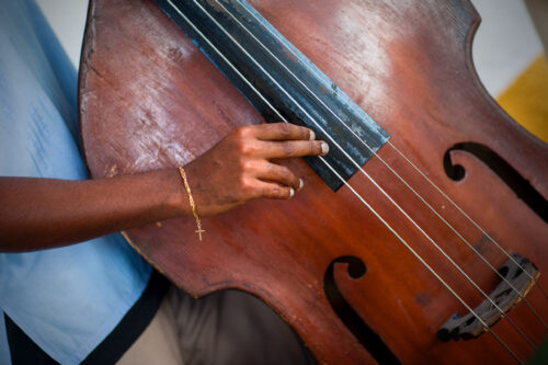 A cornerstone of Cuban life - music Double bass, Havana
