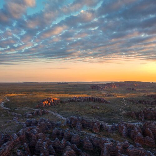 Last light on the Bungle Bungles Bungle Bungles, Purnululu, Western Australia
