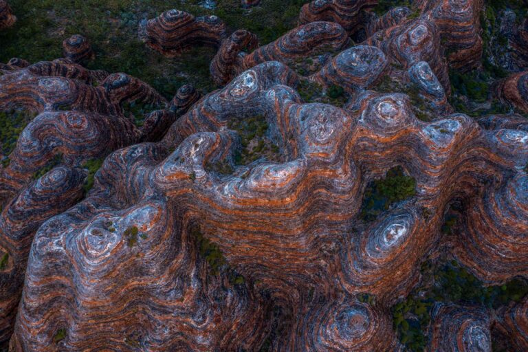 A cluster of Bungle formations whose footprint is as large as Uluru