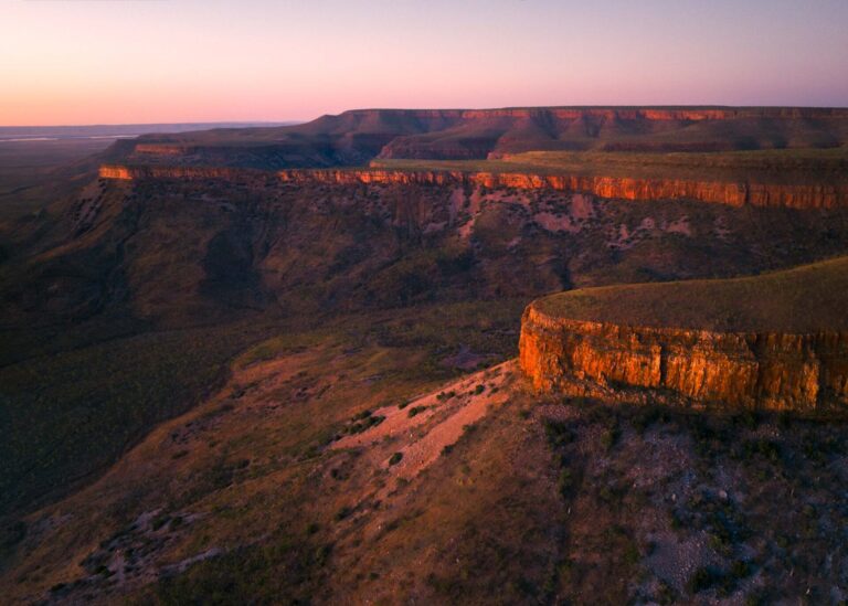 Sunset glow on the Cockburn Ranges El Questro, Cockburn Ranges, Western Australia, Kimberley