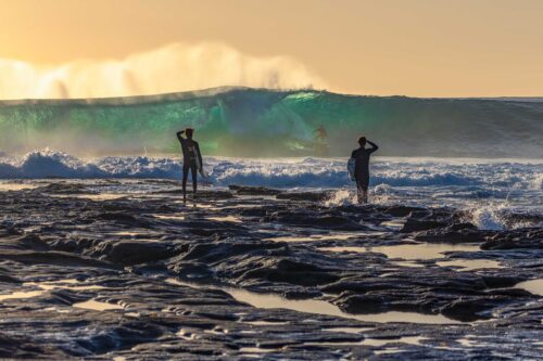 The famous Jake's Point at Kalbarri going off Jake's Point, Kalbarri, Western Australia, surfing