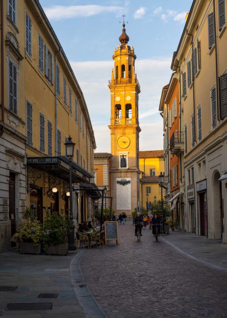 Afternoon light in the streets of Parma Parma, Emilia, Romagna, Italy, street photography
