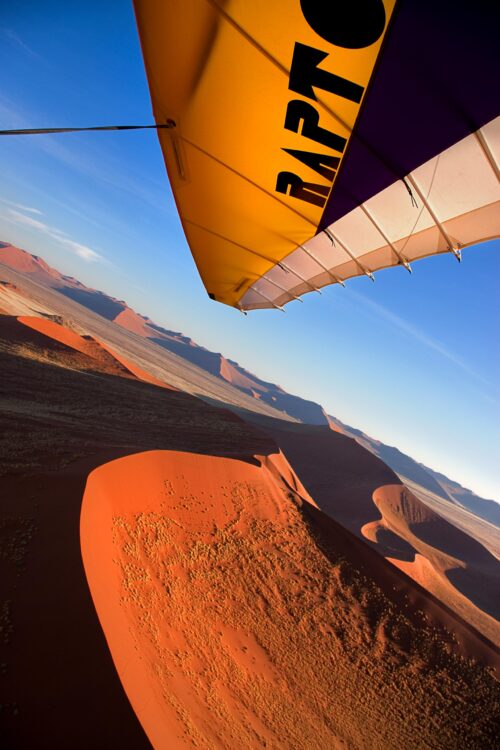 Namib Naukluft, Sossuvlei, microlight, Namibia