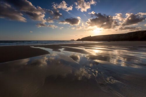 Quiberon, Bretagne, surfers, France, Morbihan