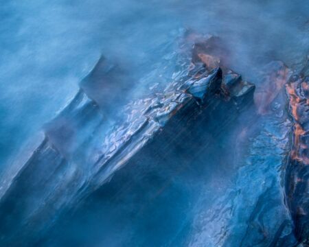 Abstract sunset landscape Queenstown, abstract, New Zealand