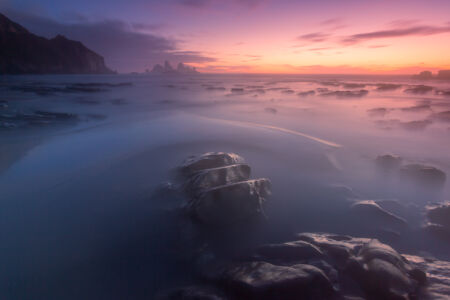 A 4 minute exposure on the west coast of New Zealand turns a landscape into fantasy Motukiekie, New Zealand