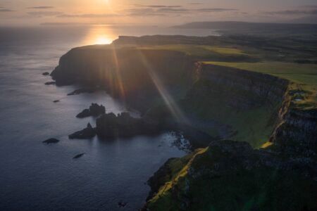 A calm morning over the Giant's Causeway Giant's Causeway, Northern Ireland, Co Antrim