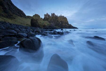Sunrise went off at this iconic castle but I liked the mood before the light show Dunluce Castle, Northern Ireland