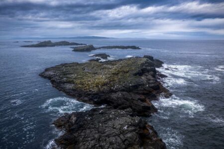 The Skerries, islands off the northern Irish coast Northern Island, The Skerries