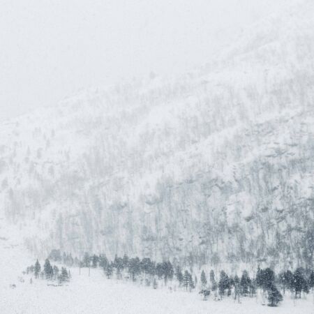 Heavy snow in northern Norway Norway