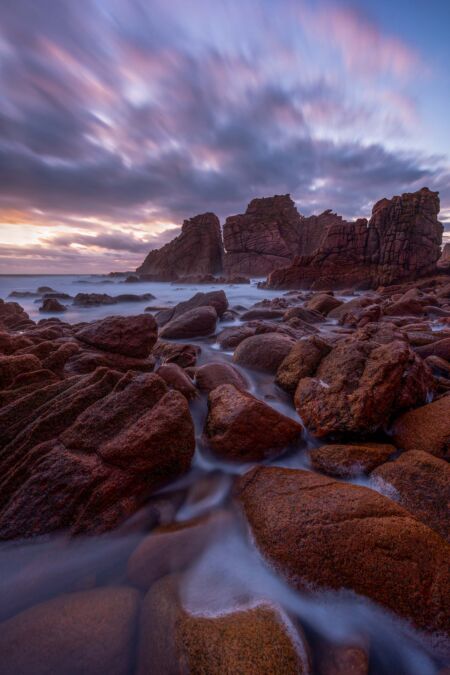 Rock stacks off Cape Woolamai on Phillip Island Cape Woolamai, Phillip Island, Victoria