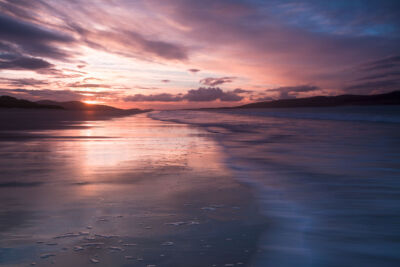 The stunning Luskentyre Beach in the Outer Hebrides, remote and beautiful Luskentryre, Isle of Harris, Outer Hebrides, Scotland