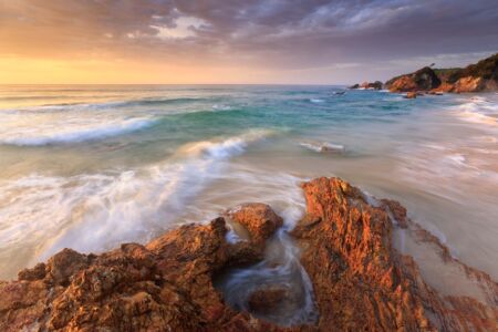 The stunning coastline of Mallacoota Mallacoota, Betka Beach