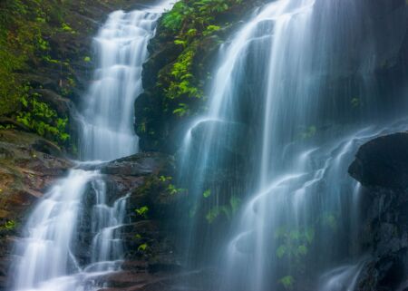 One of many cascades found along the Valley of the Waters in the Blue Mountains Silvia Falls, Valley of the Waters, Blue Mountains, New South Wales