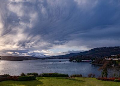 Mammatus clouds over the Isle of Skye from the town of Portree Portree, mammatus clouds, Isle of Skye