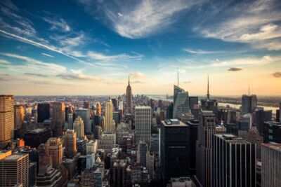 Manhattan, New York, Rockefeller centre, top of the rock